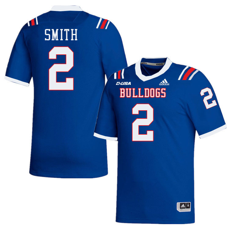 Daejawn Smith Louisiana Tech Jersey,LA Tech Bulldogs Football Jerseys,Uniforms,Gears-Blue